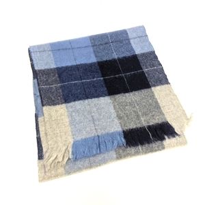 100% Lambswool Plaid Scarf